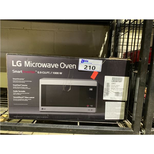 LG 0.9 CU. FT. 1000W MICROWAVE OVEN