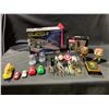 Image 1 : ASSORTED COLLECTIBLES INCLUDING; STAR WARS, MARVEL & HARRY POTTER CHRISTMAS ORNAMENTS, BATTLESTAR