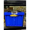 Image 1 : BIN OF ASSORTED CLEANING PRODUCTS INCLUDING; LYSOL WIPES, HAND SOAP, WINDEX & MORE
