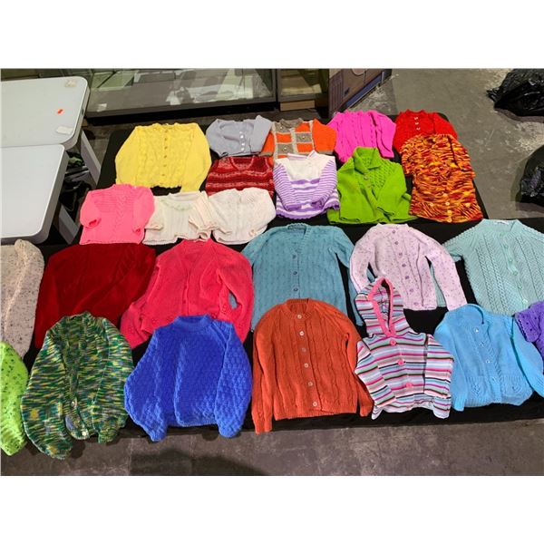 ASSORTED HAND KNITTED WOOL CLOTHING