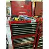 Image 1 : SEARS CRAFTSMAN MOBILE TOOLBOX WITH ASSORTED CONTENTS INCLUDING; DRILL BITS, WRENCHES, JIG SAW &