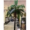 Image 2 : 9' FAUX COCONUT TREE WITH CONCRETE FILLED PLANTER POT