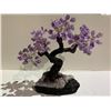 Image 1 : AMETHYST TREE ON AMETHYST BASE APPROX 14" RETAIL $2,400