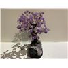 Image 2 : AMETHYST TREE ON AMETHYST BASE APPROX 14" RETAIL $2,400