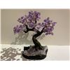 Image 3 : AMETHYST TREE ON AMETHYST BASE APPROX 14" RETAIL $2,400