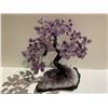 Image 1 : AMETHYST TREE ON AMETHYST BASE APPROX 14" RETAIL $2,400