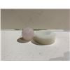 Image 2 : ROSE QUARTZ SPHERE ON STAND RETAIL $389 (STONE UNATTACHED)