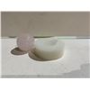 Image 2 : ROSE QUARTZ SPHERE ON STAND RETAIL $389 (STONE UNATTACHED)