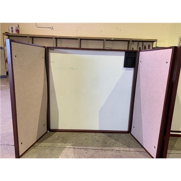 FOLDING WALL MOUNTED WHITE BOARD