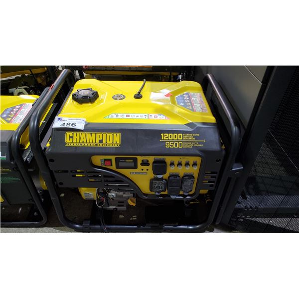 CHAMPION 12000 WATTS GAS GENERATOR (NO WHEELS)