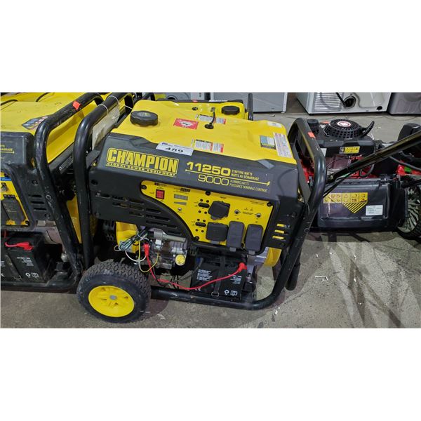 CHAMPION 11250 WATTS MOBILE GAS GENERATOR