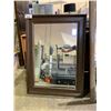 Image 1 : FRAMED BEVELED MIRROR 32"X45"