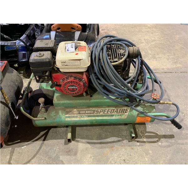 MOBILE SPEEDAIRE CAST IRON SERIES 4B225A 125 MAX PSI 5.5HP 8G GAS POWERED AIR COMPRESSOR