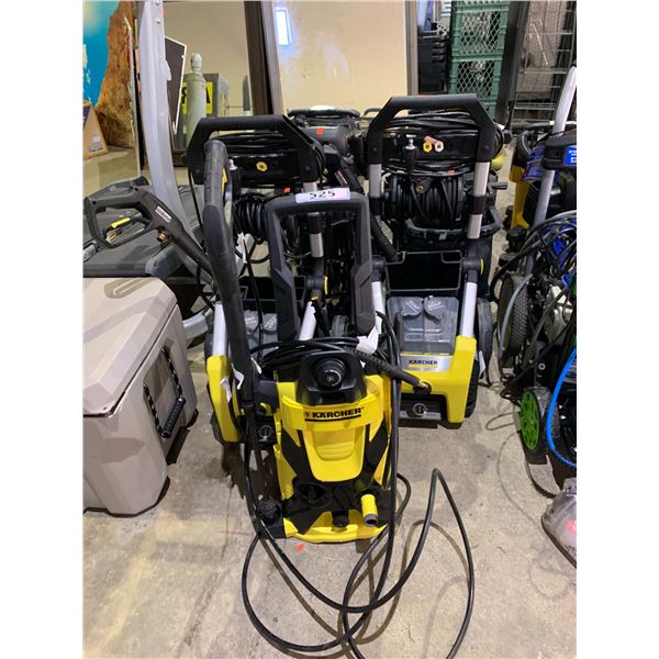 *UNKNOWN WORKING CONDITION* 3 ASSORTED KARCHER ELECTRIC PRESSURE WASHERS