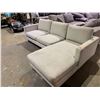 Image 2 : 2-PC FABRIC SECTIONAL SOFA WITH CHAISE