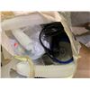 Image 2 : ASSORTED ITEMS INCLUDING; ELECTRIC AIR PUMP, MIRRORS, FOLDING CHAIR & PROPANE TANK