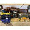 Image 1 : ASSORTED ITEMS INCLUDING; CAR BUFFER, HEAT GUN, MULTIMETER & MORE