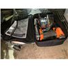 Image 1 : RIDGID 18V CORDLESS DRILL WITH 18V BATTERY, CHARGER, DRILL BITS & CARRY CASE