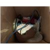Image 3 : BIN WITH ASSORTED POWER TOOLS AND ACCESSORIES, BUFFER/POLISHER AND CRAFTSMAN DRILL