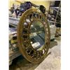 Image 2 : ORNATE FRAMED ROUND MIRROR 38"