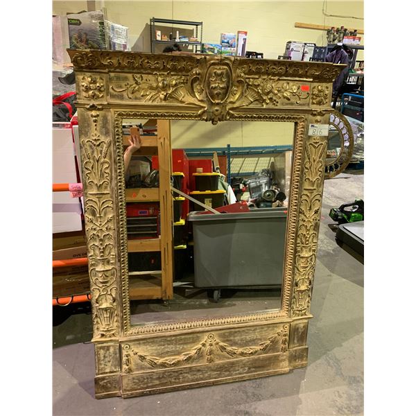 ORNATE FRAMED MIRROR 42 X60 