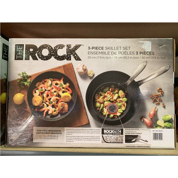 THE ROCK 3 PIECE SKILLET SET