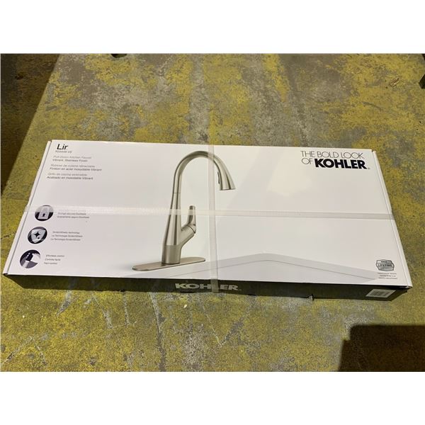 KOHLER LIR PULL DOWN KITCHEN FAUCET WITH STAINLESS STEEL FINISH