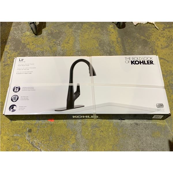 KOHLER LIR PULL DOWN KITCHEN FAUCET WITH MATTE BLACK FINISH