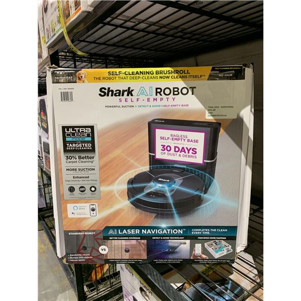 SHARK AI ROBOT SELF EMPTY VACUUM