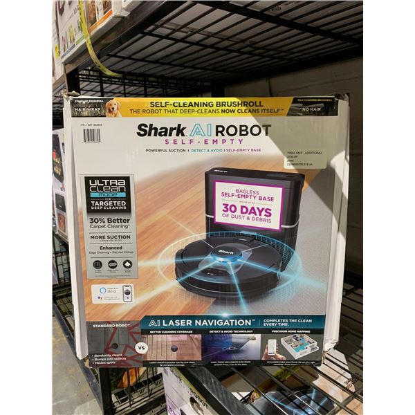 SHARK AI ROBOT SELF EMPTY VACUUM