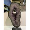 Image 2 : 20" AMETHYST PORTAL SPECIMEN ON METAL STAND RETAIL $6,500