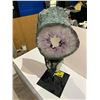 Image 3 : 20" AMETHYST PORTAL SPECIMEN ON METAL STAND RETAIL $6,500