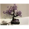 Image 2 : AMETHYST TREE ON AMETHYST BASE APPROX 14" RETAIL $2,400