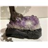 Image 3 : AMETHYST TREE ON AMETHYST BASE APPROX 14" RETAIL $2,400