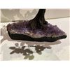 Image 3 : AMETHYST TREE ON AMETHYST BASE APPROX 14" RETAIL $2,400