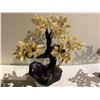 Image 1 : CITRINE TREE ON AMETHYST BASE 14" RETAIL $3,200