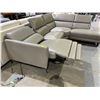 Image 2 : *TESTED WORKING* GILMAN CREEK LEATHER POWER RECLINING SECTIONAL APPROX 113 X 91"