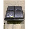 Image 1 : LEATHER STORAGE OTTOMAN