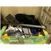 Image 3 : 2 SHELVES OF ASSORTED ITEMS; ICE MELTER, MIRROR, BRAZING TORCHES, GERBER KNIFE, VACUUM PARTS AND