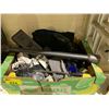 Image 3 : 2 SHELVES OF ASSORTED ITEMS; ICE MELTER, MIRROR, BRAZING TORCHES, GERBER KNIFE, VACUUM PARTS AND