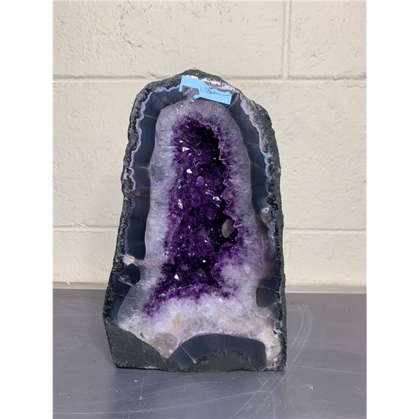 AMETHYST CATHEDRAL GEODE 8KG- APPROX 9.5"X6"