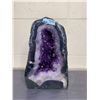 Image 1 : AMETHYST CATHEDRAL GEODE 8KG- APPROX 9.5"X6"