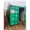 Image 1 : *H/T* GREEN 40' STANDARD INDUSTRIAL TRANSPORT CONTAINER #00LU 5259007 *REQUIRED HIAB FOR REMOVAL*