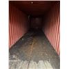 Image 2 : *H/T* ORANGE 40' STANDARD INDUSTRIAL TRANSPORT CONTAINER # 8449297 (SOME ROOF LEAKS)