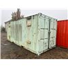 Image 1 : *H/T* GREEN 20' STANDARD INDUSTRIAL TRANSPORT CONTAINER #PA1094A *REQUIRED HIAB FOR REMOVAL*