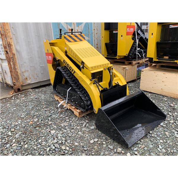 2023 DIGGIT SCL 850 INDUSTRIAL 43" WIDTH HYDRAULIC GAS POWERED RUBBER TRACK MINI SKIDSTEER