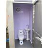 Image 2 : GALVANIZED METAL DUAL PORTABLE WASHROOM WITH 2 TOILETS, SINKS, FANS & LIGHTING