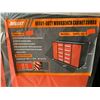 Image 2 : DIGGIT ORANGE / BLACK 10 DRAWER 2 DOOR 77"W X 20"D X 44"H WORK BENCH