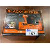 Image 1 : *NEW* BLACK & DECKER 20V LITHIUM DRILL/DRIVER & 100-PC PROJECT KIT WITH CARRYING BAG