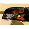 Image 2 : 2 12" TOOLBOXES WITH ASSORTED CONTENTS INCLUDING; BLACK & DECKER BATTERY SCREWDRIVER, PADLOCKS WITH